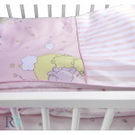 Спален Бебешки Комплект Слонче - розов